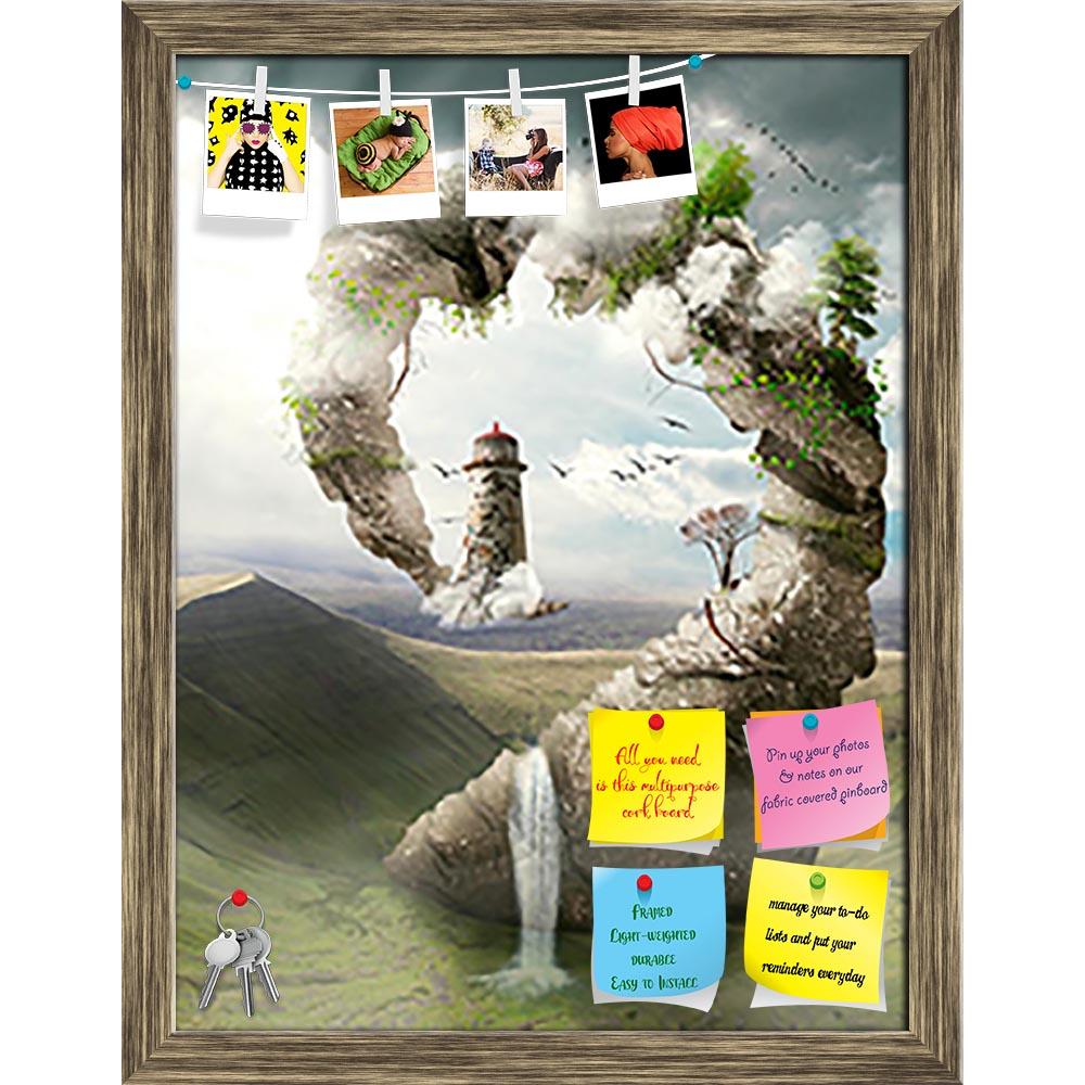 ArtzFolio Surrealistic Dreamland Printed Bulletin Board Notice Pin Board Soft Board | Framed-Bulletin Boards Framed-AZSAO31063540BLB_FR_L-Image Code 5003758 Vishnu Image Folio Pvt Ltd, IC 5003758, ArtzFolio, Bulletin Boards Framed, Fantasy, Kids, Landscapes, Digital Art, surrealistic, dreamland, printed, bulletin, board, notice, pin, soft, framed, illustration, view, natural, stoned, bridge, lighthouse, paradise, land, fairy, tale, world, concept, original, artistic, screen, saver, air, antique, art, artwor