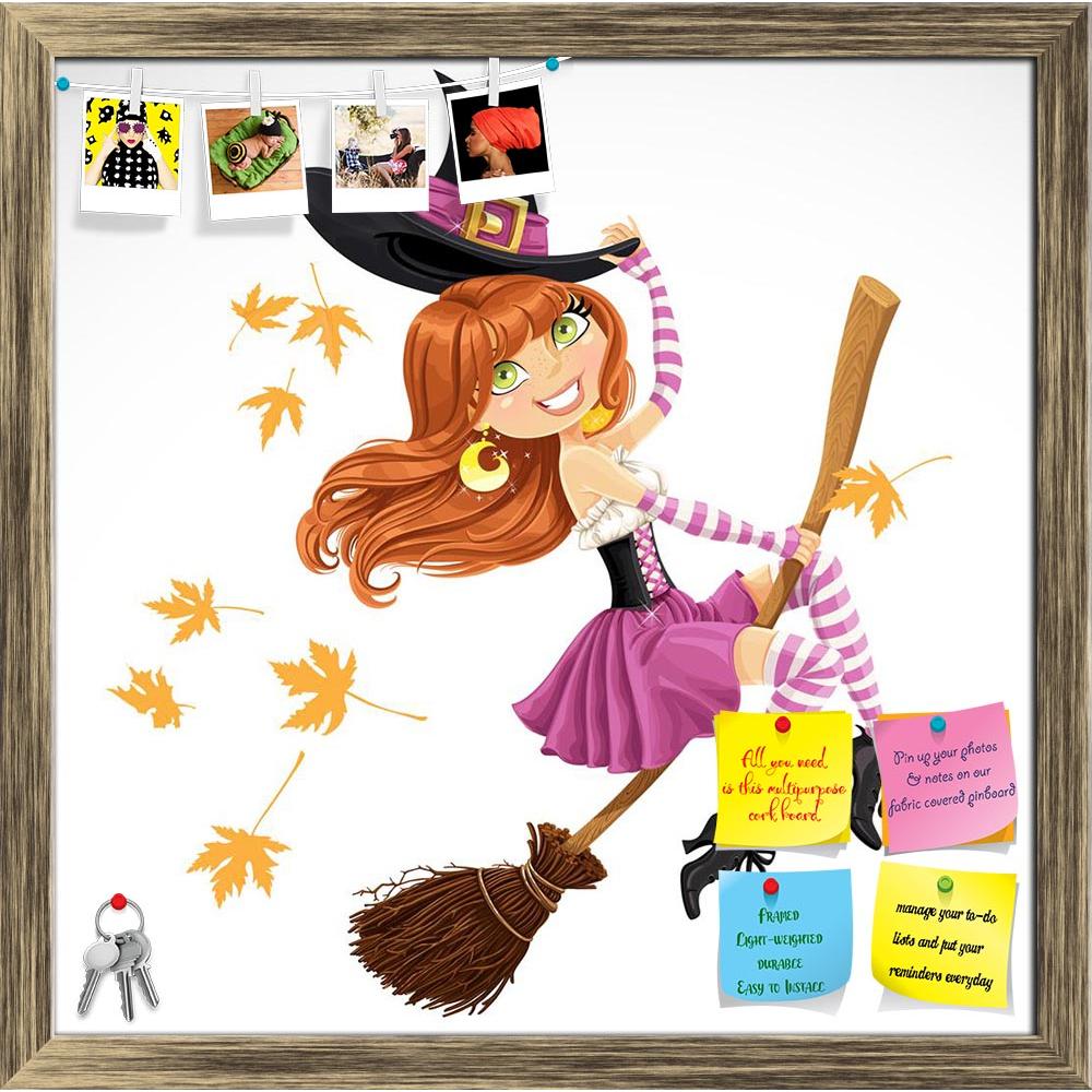 ArtzFolio Witch Flying On A Broomstick Printed Bulletin Board Notice Pin Board Soft Board | Framed-Bulletin Boards Framed-AZSAO31070860BLB_FR_L-Image Code 5003759 Vishnu Image Folio Pvt Ltd, IC 5003759, ArtzFolio, Bulletin Boards Framed, Kids, Digital Art, witch, flying, on, a, broomstick, printed, bulletin, board, notice, pin, soft, framed, beautiful, isolated, white, background, fly, hat, cute, girl, broom, magic, smile, young, woman, smoke, scary, charm, happy, vector, people, female, design, person, mys