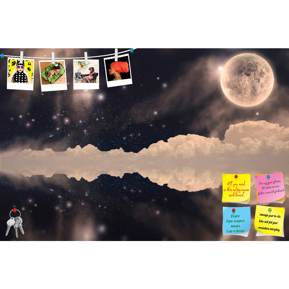 ArtzFolio Fanastic Moon Landscape Printed Bulletin Board Notice Pin Board Soft Board | Frameless-Bulletin Boards Frameless-AZSAO31198303BLB_FL_L-Image Code 5003767 Vishnu Image Folio Pvt Ltd, IC 5003767, ArtzFolio, Bulletin Boards Frameless, Abstract, Surrealism, Fine Art Reprint, fanastic, moon, landscape, printed, bulletin, board, notice, pin, soft, frameless, island, swamp, islands, fantastic, fantasy, stars, space, cosmos, nature, lake, night, dark, water, sky, blue, reflection, full, horizon, light, se