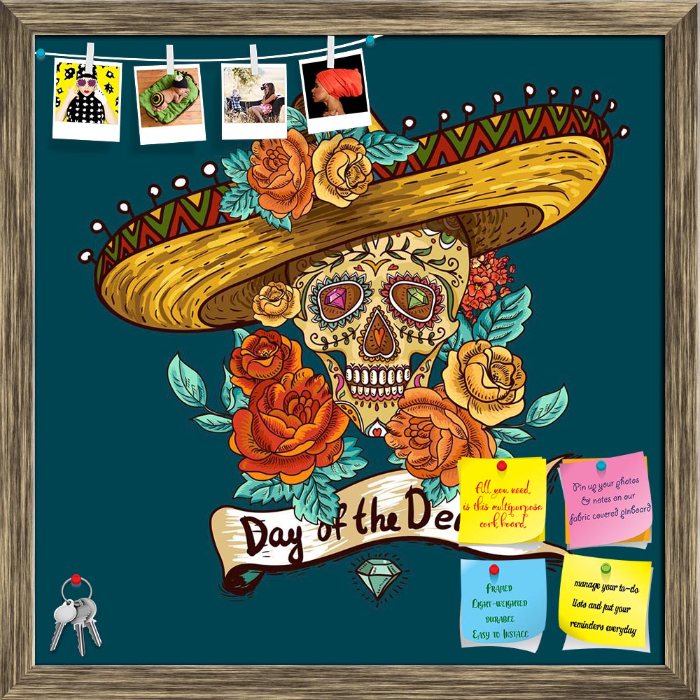 ArtzFolio Skull With Floral Background Printed Bulletin Board Notice Pin Board Soft Board | Framed-Bulletin Boards Framed-AZSAO31278069BLB_FR_L-Image Code 5003771 Vishnu Image Folio Pvt Ltd, IC 5003771, ArtzFolio, Bulletin Boards Framed, Kids, Digital Art, skull, with, floral, background, printed, bulletin, board, notice, pin, soft, framed, sombrero, pin up board, push pin board, extra large cork board, big pin board, notice board, small bulletin board, cork board, wall notice board, giant cork board, bulle
