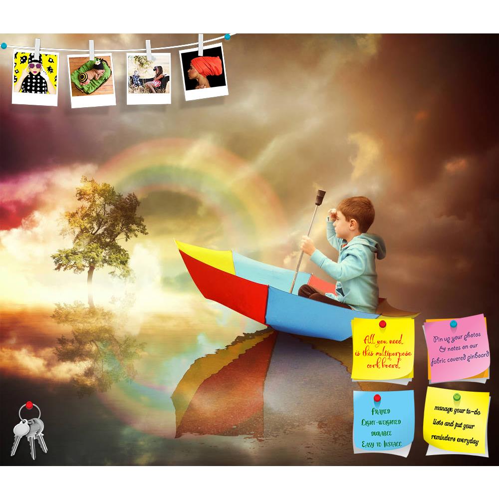 ArtzFolio Child Sitting In An Umbrella Boat Printed Bulletin Board Notice Pin Board Soft Board | Frameless-Bulletin Boards Frameless-AZSAO31278606BLB_FL_L-Image Code 5003772 Vishnu Image Folio Pvt Ltd, IC 5003772, ArtzFolio, Bulletin Boards Frameless, Conceptual, Kids, Photography, child, sitting, in, an, umbrella, boat, printed, bulletin, board, notice, pin, soft, frameless, a, little, looking, distant, tree, light, rainbow, imagination, freedom, concept, adventure, alone, answer, beautiful, invention, boy