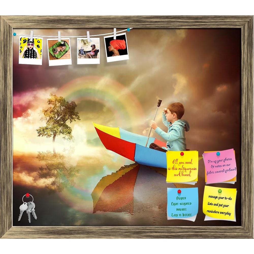 ArtzFolio Child Sitting In An Umbrella Boat Printed Bulletin Board Notice Pin Board Soft Board | Framed-Bulletin Boards Framed-AZSAO31278606BLB_FR_L-Image Code 5003772 Vishnu Image Folio Pvt Ltd, IC 5003772, ArtzFolio, Bulletin Boards Framed, Conceptual, Kids, Photography, child, sitting, in, an, umbrella, boat, printed, bulletin, board, notice, pin, soft, framed, a, little, looking, distant, tree, light, rainbow, imagination, freedom, concept, adventure, alone, answer, beautiful, invention, boy, clouds, co