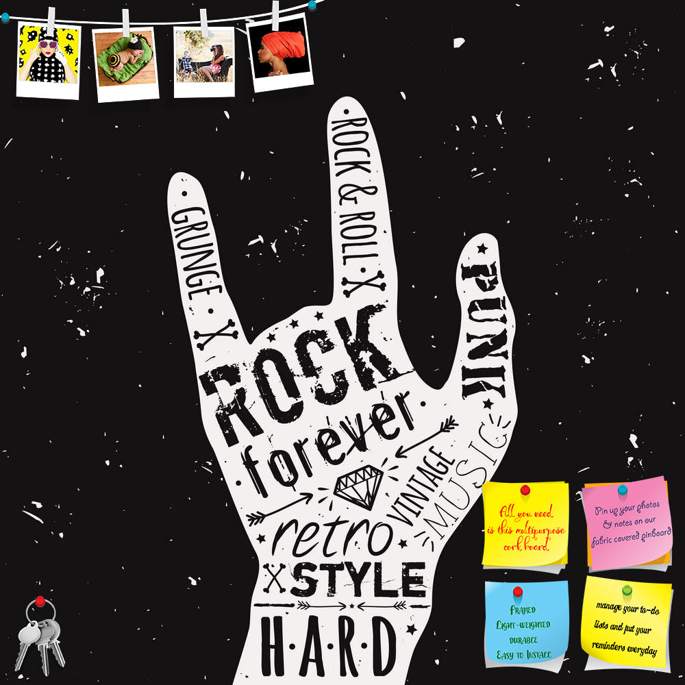 ArtzFolio Hand Rock & Roll Typography D2 Printed Bulletin Board Notice Pin Board Soft Board | Frameless-Bulletin Boards Frameless-AZSAO31289375BLB_FL_L-Image Code 5003778 Vishnu Image Folio Pvt Ltd, IC 5003778, ArtzFolio, Bulletin Boards Frameless, Music & Dance, Quotes, Digital Art, hand, rock, roll, typography, d2, printed, bulletin, board, notice, pin, soft, frameless, vector, vintage, label, diamond, bones, arrows, stars, elements, style, pin up board, push pin board, extra large cork board, big pin boa