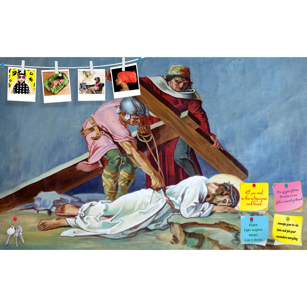 ArtzFolio 9th Station Of Cross Jesus Falls The Third Time D2 Printed Bulletin Board Notice Pin Board Soft Board | Frameless-Bulletin Boards Frameless-AZSAO31309874BLB_FL_L-Image Code 5003780 Vishnu Image Folio Pvt Ltd, IC 5003780, ArtzFolio, Bulletin Boards Frameless, Religious, Fine Art Reprint, 9th, station, of, cross, jesus, falls, the, third, time, d2, printed, bulletin, board, notice, pin, soft, frameless, stations, crown, way, christ, pain, cathedral, pray, pin up board, push pin board, extra large co
