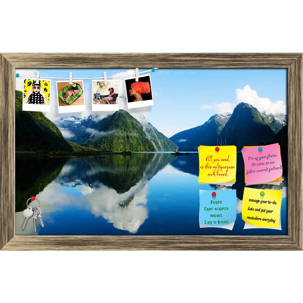ArtzFolio Milford Sound, Fiordland, New Zealand Printed Bulletin Board Notice Pin Board Soft Board | Framed-Bulletin Boards Framed-AZSAO31336392BLB_FR_L-Image Code 5003781 Vishnu Image Folio Pvt Ltd, IC 5003781, ArtzFolio, Bulletin Boards Framed, Places, Photography, milford, sound, fiordland, new, zealand, printed, bulletin, board, notice, pin, soft, framed, beautiful, beauty, in, nature, blue, cloudscape, contemplation, famous, place, national, park, fjord, freshness, horizon, idyllic, lake, landscape, mi