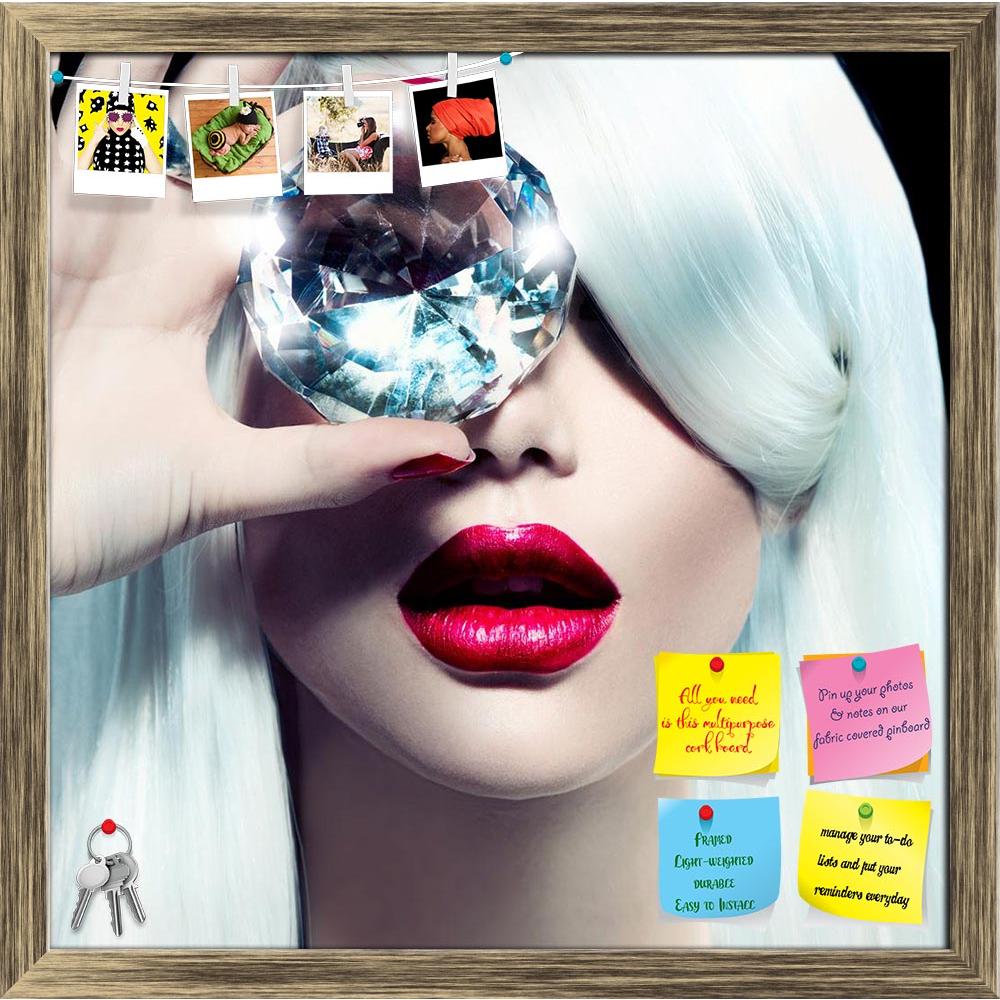 ArtzFolio Model Girl With A Big Diamond Printed Bulletin Board Notice Pin Board Soft Board | Framed-Bulletin Boards Framed-AZSAO31397683BLB_FR_L-Image Code 5003789 Vishnu Image Folio Pvt Ltd, IC 5003789, ArtzFolio, Bulletin Boards Framed, Adult, Fashion, Photography, model, girl, with, a, big, diamond, printed, bulletin, board, notice, pin, soft, framed, portrait, beauty, pin up board, push pin board, extra large cork board, big pin board, notice board, small bulletin board, cork board, wall notice board, g