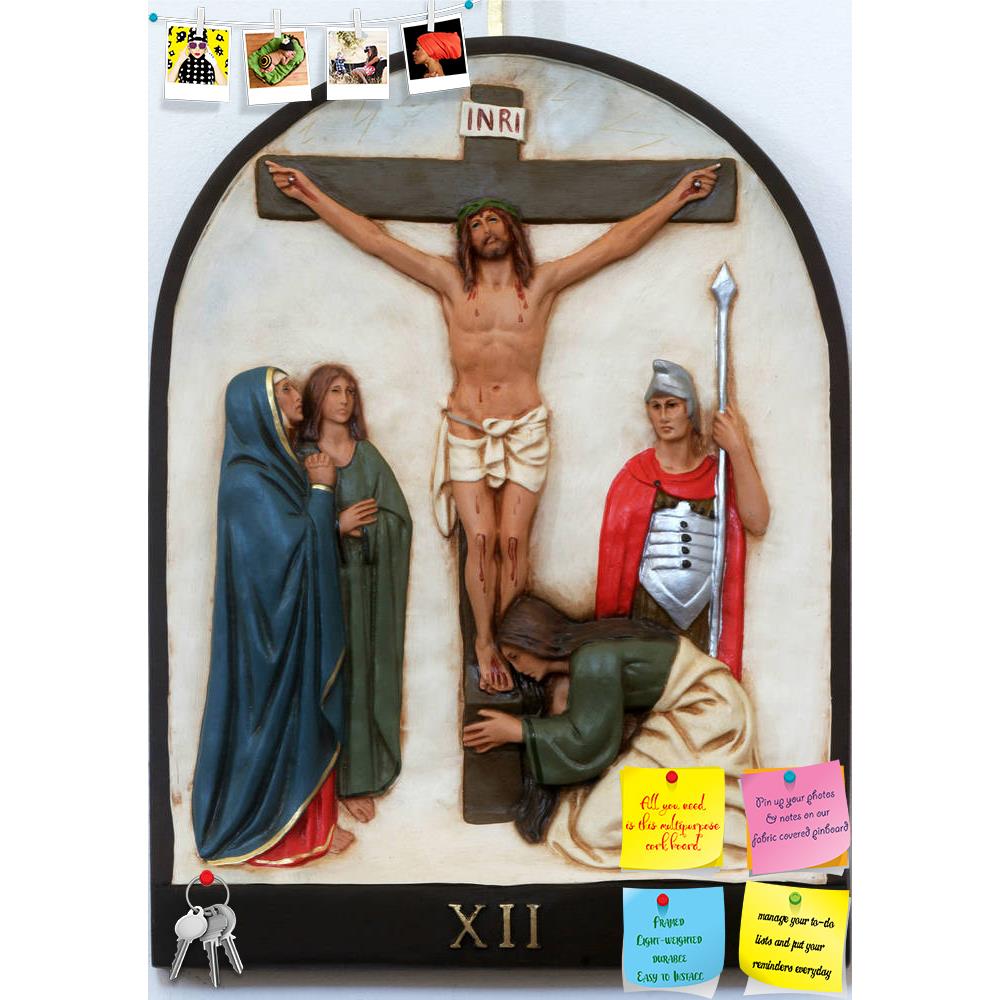 ArtzFolio 12th Station Of Cross Jesus Dies On Cross Printed Bulletin Board Notice Pin Board Soft Board | Frameless-Bulletin Boards Frameless-AZSAO31399126BLB_FL_L-Image Code 5003792 Vishnu Image Folio Pvt Ltd, IC 5003792, ArtzFolio, Bulletin Boards Frameless, Religious, Photography, 12th, station, of, cross, jesus, dies, on, printed, bulletin, board, notice, pin, soft, frameless, stations, pin up board, push pin board, extra large cork board, big pin board, notice board, small bulletin board, cork board, wa