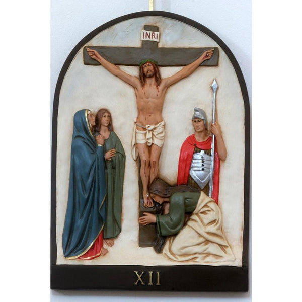 12th Station Of Cross Jesus Dies On Cross Unframed Paper Poster-Paper Posters Unframed-POS_UN-IC 5003792 IC 5003792, Art and Paintings, Christianity, Cross, Jesus, Religion, Religious, Spiritual, 12th, station, of, dies, on, unframed, paper, wall, poster, stations, the, via, crucis, agony, art, artistic, beautiful, bible, blood, cathedral, christ, christian, church, croatia, crown, crucifixion, easter, europe, faith, friday, god, gospel, holy, pain, passion, pray, prayer, sacred, saint, spirituality, thorns