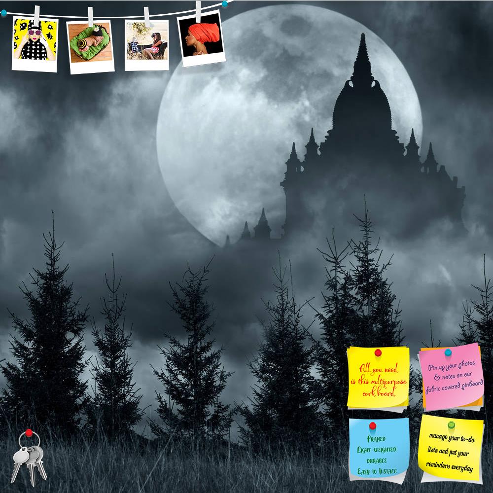 ArtzFolio Magic Castle Over Full Moon Printed Bulletin Board Notice Pin Board Soft Board | Frameless-Bulletin Boards Frameless-AZSAO31441747BLB_FL_L-Image Code 5003795 Vishnu Image Folio Pvt Ltd, IC 5003795, ArtzFolio, Bulletin Boards Frameless, Landscapes, Digital Art, magic, castle, over, full, moon, printed, bulletin, board, notice, pin, soft, frameless, silhouette, mysterious, night, fantasy, background, pine, tree, forest, dramatic, cloudy, sky, moonrise, adventure, ancient, art, black, building, card,