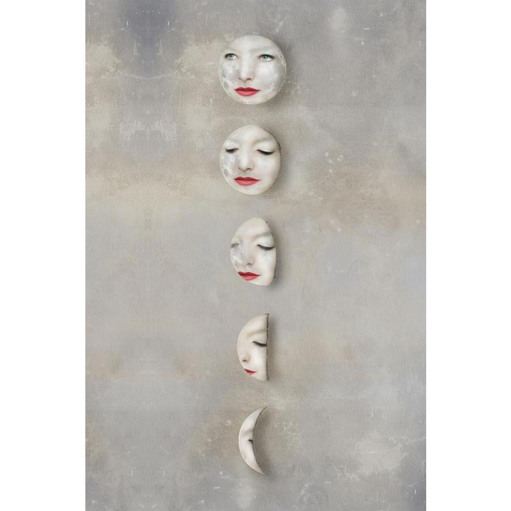 ArtzFolio Lunar Phases With A Womans Face Inside The Moons Unframed Paper Poster-Paper Posters Unframed-AZART31510875POS_UN_L-Image Code 5003803 Vishnu Image Folio Pvt Ltd, IC 5003803, ArtzFolio, Paper Posters Unframed, Conceptual, Digital Art, lunar, phases, with, a, womans, face, inside, the, moons, unframed, paper, poster, wall, large, size, for, living, room, home, decoration, big, framed, decor, posters, pitaara, box, modern, art, frame, bedroom, amazonbasics, door, drawing, small, decorative, office, 