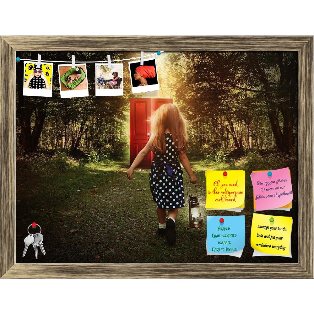 ArtzFolio Imagination Mystery Concept Printed Bulletin Board Notice Pin Board Soft Board | Framed-Bulletin Boards Framed-AZSAO31527983BLB_FR_L-Image Code 5003807 Vishnu Image Folio Pvt Ltd, IC 5003807, ArtzFolio, Bulletin Boards Framed, Conceptual, Kids, Photography, imagination, mystery, concept, printed, bulletin, board, notice, pin, soft, framed, a, little, child, walking, woods, holding, light, looking, glowing, red, door, path, achieve, alone, belief, challenge, childhood, choice, choose, creative, cre