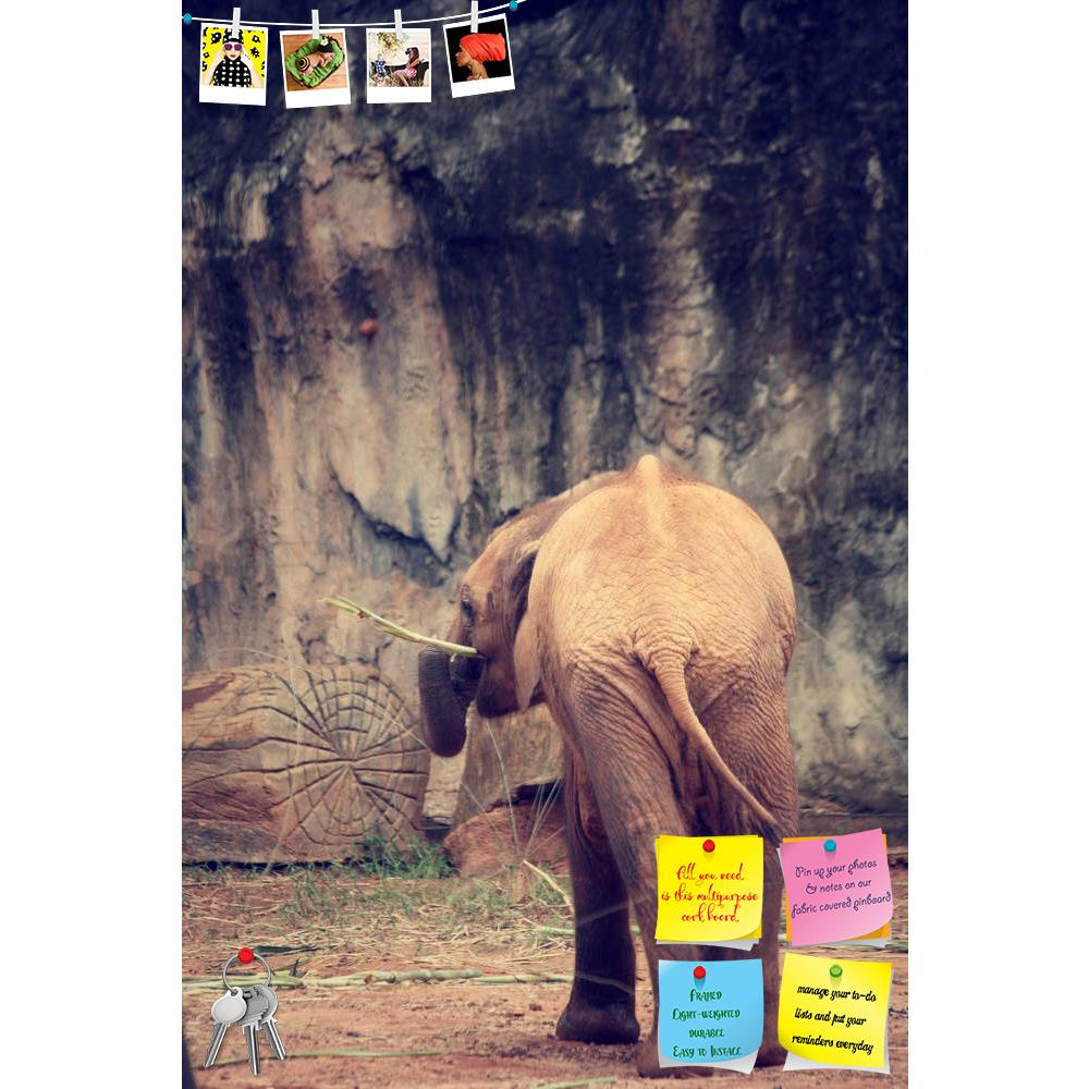 ArtzFolio Baby Elephant Printed Bulletin Board Notice Pin Board Soft Board | Frameless-Bulletin Boards Frameless-AZSAO31628598BLB_FL_L-Image Code 5003812 Vishnu Image Folio Pvt Ltd, IC 5003812, ArtzFolio, Bulletin Boards Frameless, Animals, Photography, baby, elephant, printed, bulletin, board, notice, pin, soft, frameless, africa, african, animal, asia, asian, beautiful, beauty, big, calf, cute, ears, endangered, family, game, grey, large, mammal, mom, mother, national, nature, park, reserve, safari, small