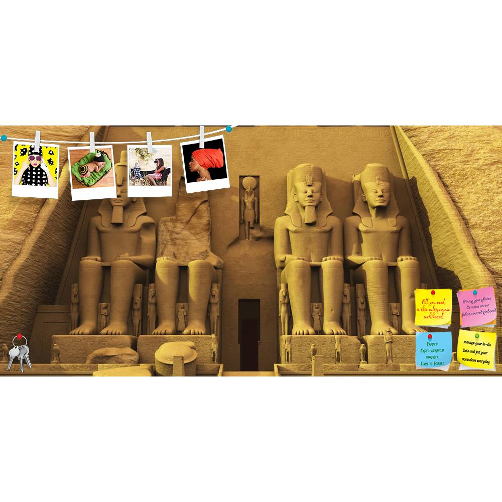 ArtzFolio Temple Of Abu Simbel, Pharaoh Ramesses & Nefertari Printed Bulletin Board Notice Pin Board Soft Board | Frameless-Bulletin Boards Frameless-AZSAO31780006BLB_FL_L-Image Code 5003828 Vishnu Image Folio Pvt Ltd, IC 5003828, ArtzFolio, Bulletin Boards Frameless, Places, Photography, temple, of, abu, simbel, pharaoh, ramesses, nefertari, printed, bulletin, board, notice, pin, soft, frameless, two, massive, rock, formations, statues, have, been, carved, stone, honor, queen, ancient, building, heritage, 