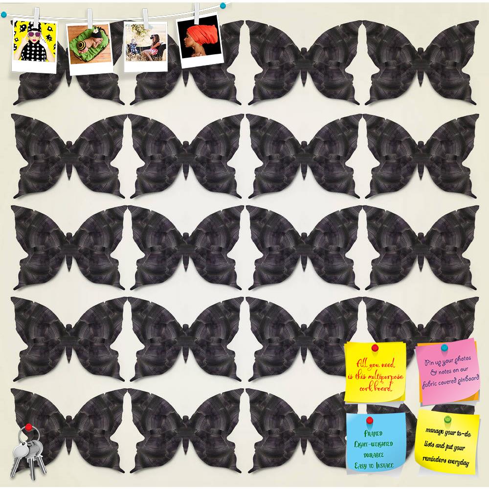 ArtzFolio Graphic Stylized Black Butterflies Printed Bulletin Board Notice Pin Board Soft Board | Frameless-Bulletin Boards Frameless-AZSAO31913720BLB_FL_L-Image Code 5003838 Vishnu Image Folio Pvt Ltd, IC 5003838, ArtzFolio, Bulletin Boards Frameless, Conceptual, Digital Art, graphic, stylized, black, butterflies, printed, bulletin, board, notice, pin, soft, frameless, beautiful, abstract, repeated, butterfly, dark, isolated, shadow, detail, unique, uniqueness, illustrative, background, art, artistic, surr