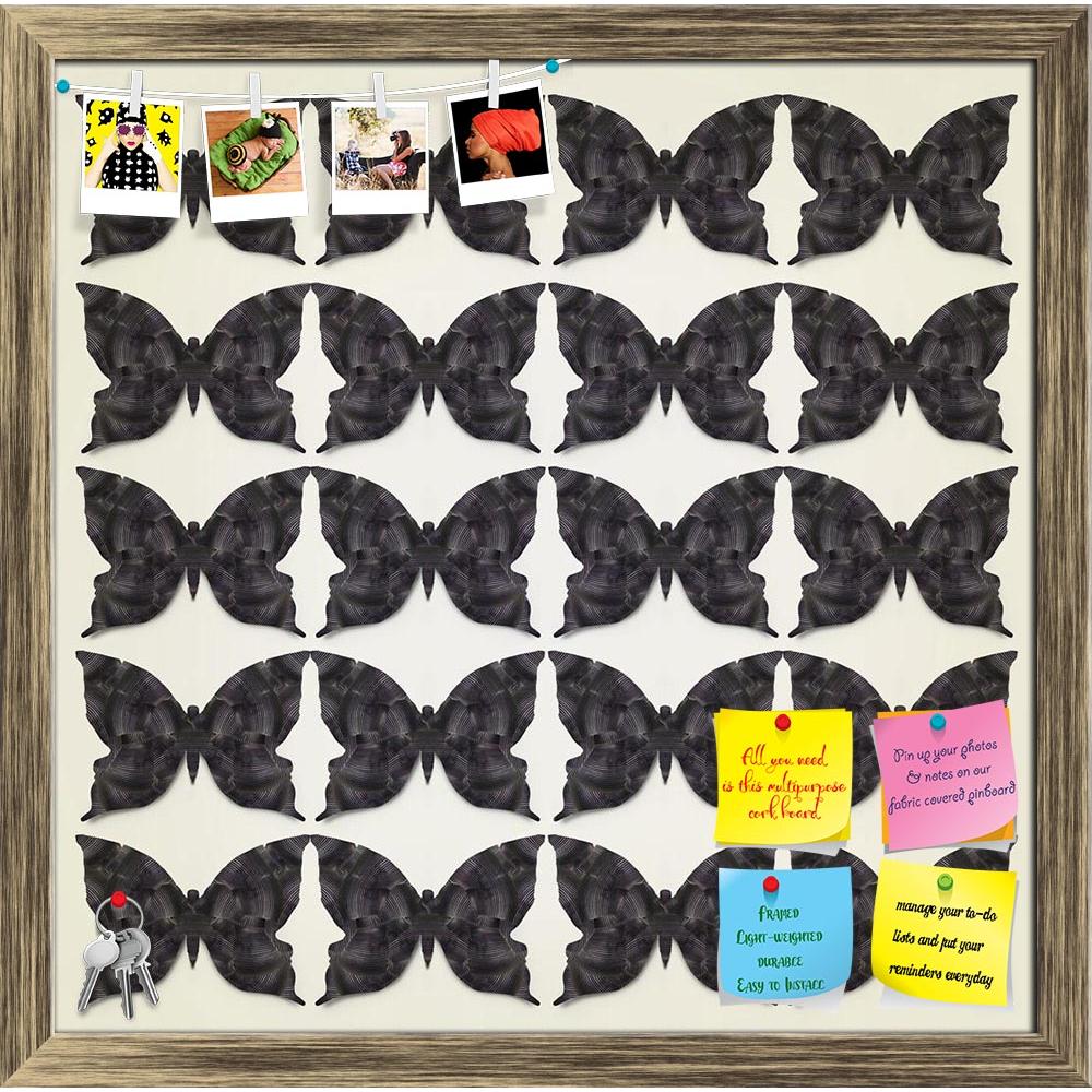 ArtzFolio Graphic Stylized Black Butterflies Printed Bulletin Board Notice Pin Board Soft Board | Framed-Bulletin Boards Framed-AZSAO31913720BLB_FR_L-Image Code 5003838 Vishnu Image Folio Pvt Ltd, IC 5003838, ArtzFolio, Bulletin Boards Framed, Conceptual, Digital Art, graphic, stylized, black, butterflies, printed, bulletin, board, notice, pin, soft, framed, beautiful, abstract, repeated, butterfly, dark, isolated, shadow, detail, unique, uniqueness, illustrative, background, art, artistic, surreal, fantasy