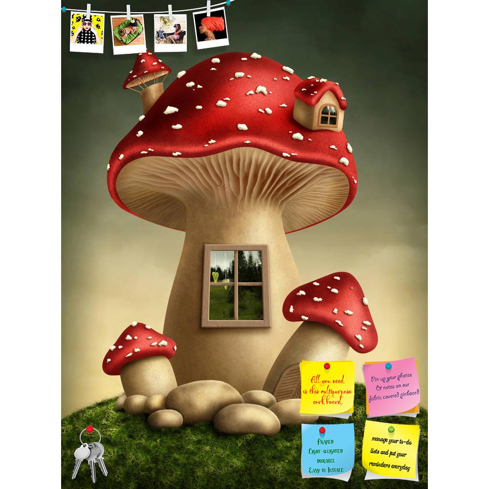 ArtzFolio Fantasy Mushroom Printed Bulletin Board Notice Pin Board Soft Board | Frameless-Bulletin Boards Frameless-AZSAO32091163BLB_FL_L-Image Code 5003848 Vishnu Image Folio Pvt Ltd, IC 5003848, ArtzFolio, Bulletin Boards Frameless, Fantasy, Kids, Landscapes, Digital Art, mushroom, printed, bulletin, board, notice, pin, soft, frameless, house, forest, adventure, colorful, cottage, door, dreams, enchanted, fairy, fairytale, fungus, green, home, imagination, imagine, landscape, magic, nature, story, surreal