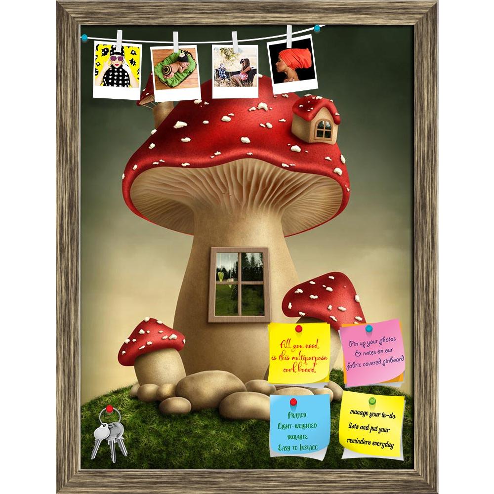 ArtzFolio Fantasy Mushroom Printed Bulletin Board Notice Pin Board Soft Board | Framed-Bulletin Boards Framed-AZSAO32091163BLB_FR_L-Image Code 5003848 Vishnu Image Folio Pvt Ltd, IC 5003848, ArtzFolio, Bulletin Boards Framed, Fantasy, Kids, Landscapes, Digital Art, mushroom, printed, bulletin, board, notice, pin, soft, framed, house, forest, adventure, colorful, cottage, door, dreams, enchanted, fairy, fairytale, fungus, green, home, imagination, imagine, landscape, magic, nature, story, surreal, sweet, sym