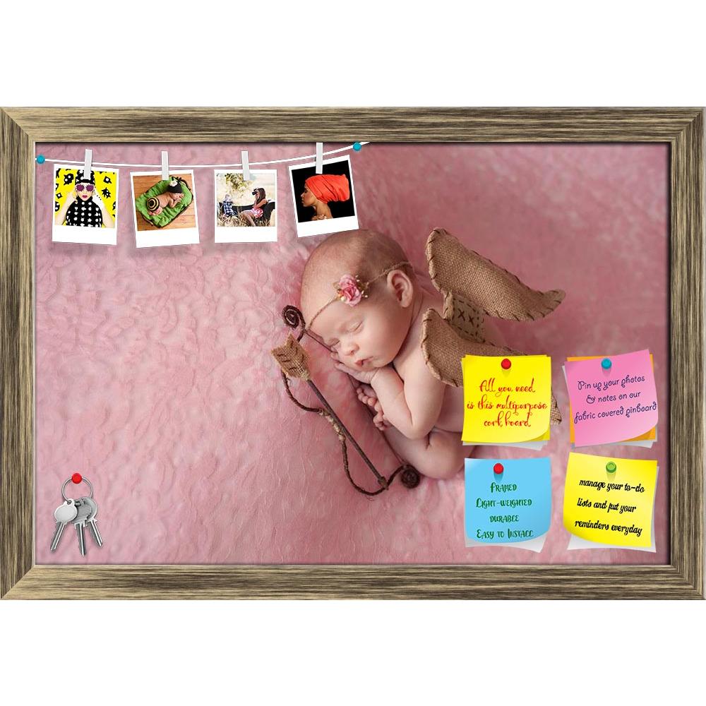 ArtzFolio Newborn Baby D4 Printed Bulletin Board Notice Pin Board Soft Board | Framed-Bulletin Boards Framed-AZSAO32247826BLB_FR_L-Image Code 5003854 Vishnu Image Folio Pvt Ltd, IC 5003854, ArtzFolio, Bulletin Boards Framed, Kids, Photography, newborn, baby, d4, printed, bulletin, board, notice, pin, soft, framed, portrait, 10, day, old, girl, she, wearing, cupid, costume, angel, wings, bow, arrow, sleeping, light, pink, lace, material, cherub, infant, love, valentine, valentines, cute, adorable, innocence,