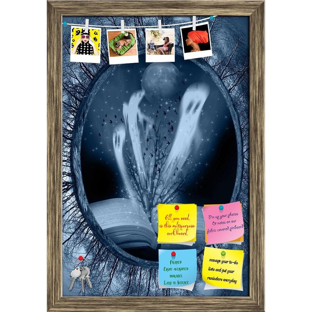 ArtzFolio Book With Halloween Stories Printed Bulletin Board Notice Pin Board Soft Board | Framed-Bulletin Boards Framed-AZSAO32275461BLB_FR_L-Image Code 5003855 Vishnu Image Folio Pvt Ltd, IC 5003855, ArtzFolio, Bulletin Boards Framed, Fantasy, Digital Art, book, with, halloween, stories, printed, bulletin, board, notice, pin, soft, framed, tree, ghost, horror, illusion, creepy, bird, mystery, frightening, mysterious, crooked, atmosphere, concept, darkness, magic, stars, night, hollow, hallow, 13th, mythol