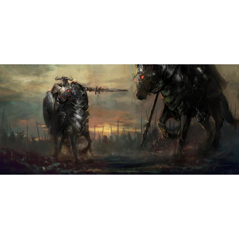 General Leading His Army In War Canvas Painting Synthetic Frame-Paintings MDF Framing-AFF_FR-IC 5003874 IC 5003874, Ancient, Art and Paintings, Cities, City Views, Fantasy, Historical, Illustrations, Medieval, Paintings, Vintage, general, leading, his, army, in, war, canvas, painting, synthetic, frame, warrior, afterlife, anger, apocalyptic, armored, armour, art, attack, bad, battle, castle, city, creature, crown, dark, death, demon, demonic, diabolic, doom, ember, energy, equipment, evil, fight, fighter, f