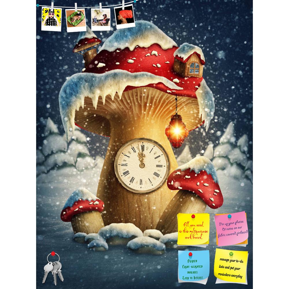 ArtzFolio Fantasy Mushroom House Printed Bulletin Board Notice Pin Board Soft Board | Frameless-Bulletin Boards Frameless-AZSAO32464548BLB_FL_L-Image Code 5003877 Vishnu Image Folio Pvt Ltd, IC 5003877, ArtzFolio, Bulletin Boards Frameless, Conceptual, Fantasy, Digital Art, mushroom, house, printed, bulletin, board, notice, pin, soft, frameless, clock, adventure, dreams, enchanted, fairy, fairytale, forest, fungus, home, illustration, imagination, imagine, landscape, luck, magic, nature, red, story, surreal