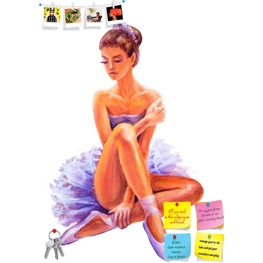 ArtzFolio Beautiful Sitting Ballerina D2 Printed Bulletin Board Notice Pin Board Soft Board | Frameless-Bulletin Boards Frameless-AZSAO32498699BLB_FL_L-Image Code 5003881 Vishnu Image Folio Pvt Ltd, IC 5003881, ArtzFolio, Bulletin Boards Frameless, Adult, Figurative, Fine Art Reprint, beautiful, sitting, ballerina, d2, printed, bulletin, board, notice, pin, soft, frameless, oil, painting, isolated, white, dancer, ballet, dress, resting, pin up board, push pin board, extra large cork board, big pin board, no
