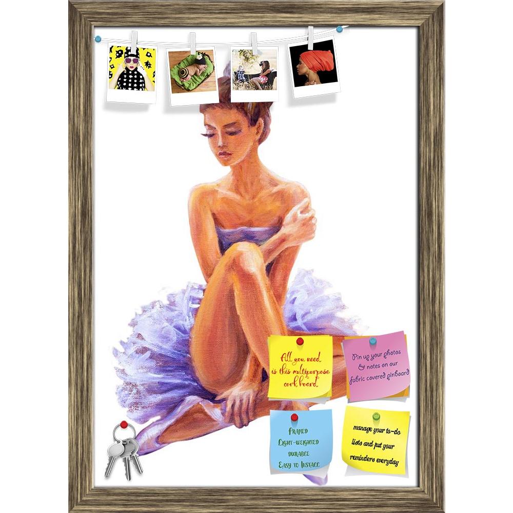 ArtzFolio Beautiful Sitting Ballerina D2 Printed Bulletin Board Notice Pin Board Soft Board | Framed-Bulletin Boards Framed-AZSAO32498699BLB_FR_L-Image Code 5003881 Vishnu Image Folio Pvt Ltd, IC 5003881, ArtzFolio, Bulletin Boards Framed, Adult, Figurative, Fine Art Reprint, beautiful, sitting, ballerina, d2, printed, bulletin, board, notice, pin, soft, framed, oil, painting, isolated, white, dancer, ballet, dress, resting, pin up board, push pin board, extra large cork board, big pin board, notice board, 