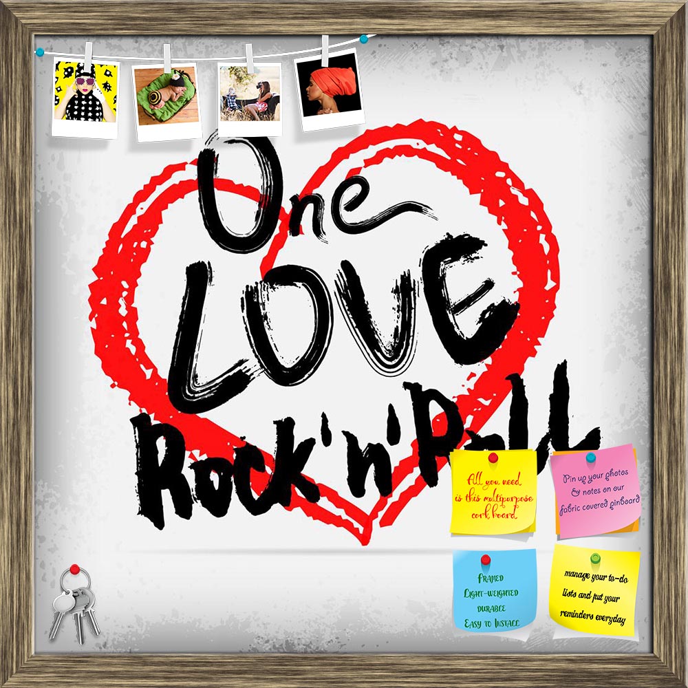 ArtzFolio One Love Rock N Roll Printed Bulletin Board Notice Pin Board Soft Board | Framed-Bulletin Boards Framed-AZSAO32654332BLB_FR_L-Image Code 5003894 Vishnu Image Folio Pvt Ltd, IC 5003894, ArtzFolio, Bulletin Boards Framed, Love, Quotes, Digital Art, one, rock, n, roll, printed, bulletin, board, notice, pin, soft, framed, rock'n'roll, poster, handwritten, design, pin up board, push pin board, extra large cork board, big pin board, notice board, small bulletin board, cork board, wall notice board, gian