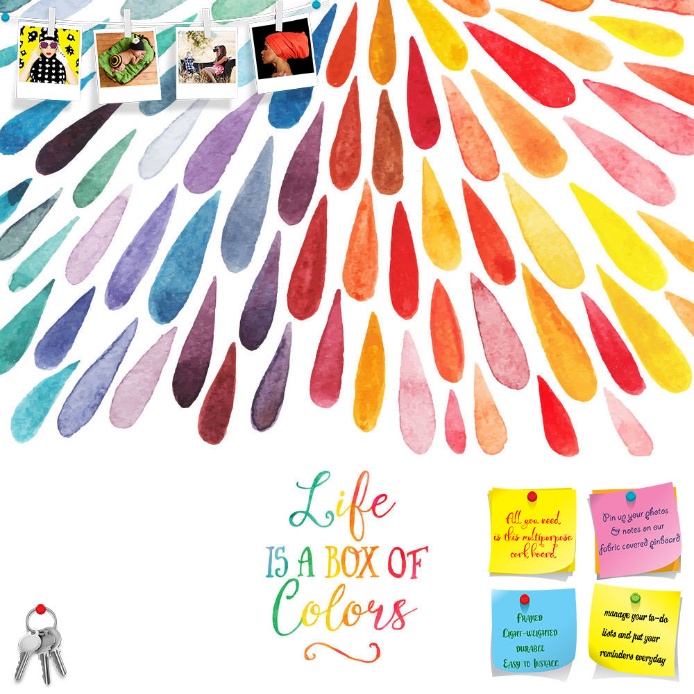 ArtzFolio Splash Watercolor Drops Printed Bulletin Board Notice Pin Board Soft Board | Frameless-Bulletin Boards Frameless-AZSAO32745662BLB_FL_L-Image Code 5003901 Vishnu Image Folio Pvt Ltd, IC 5003901, ArtzFolio, Bulletin Boards Frameless, Kids, Quotes, Digital Art, splash, watercolor, drops, printed, bulletin, board, notice, pin, soft, frameless, colorful, abstract, background, collection, paint, set, brush, strokes, isolated, white, lettering, quote, pin up board, push pin board, extra large cork board,