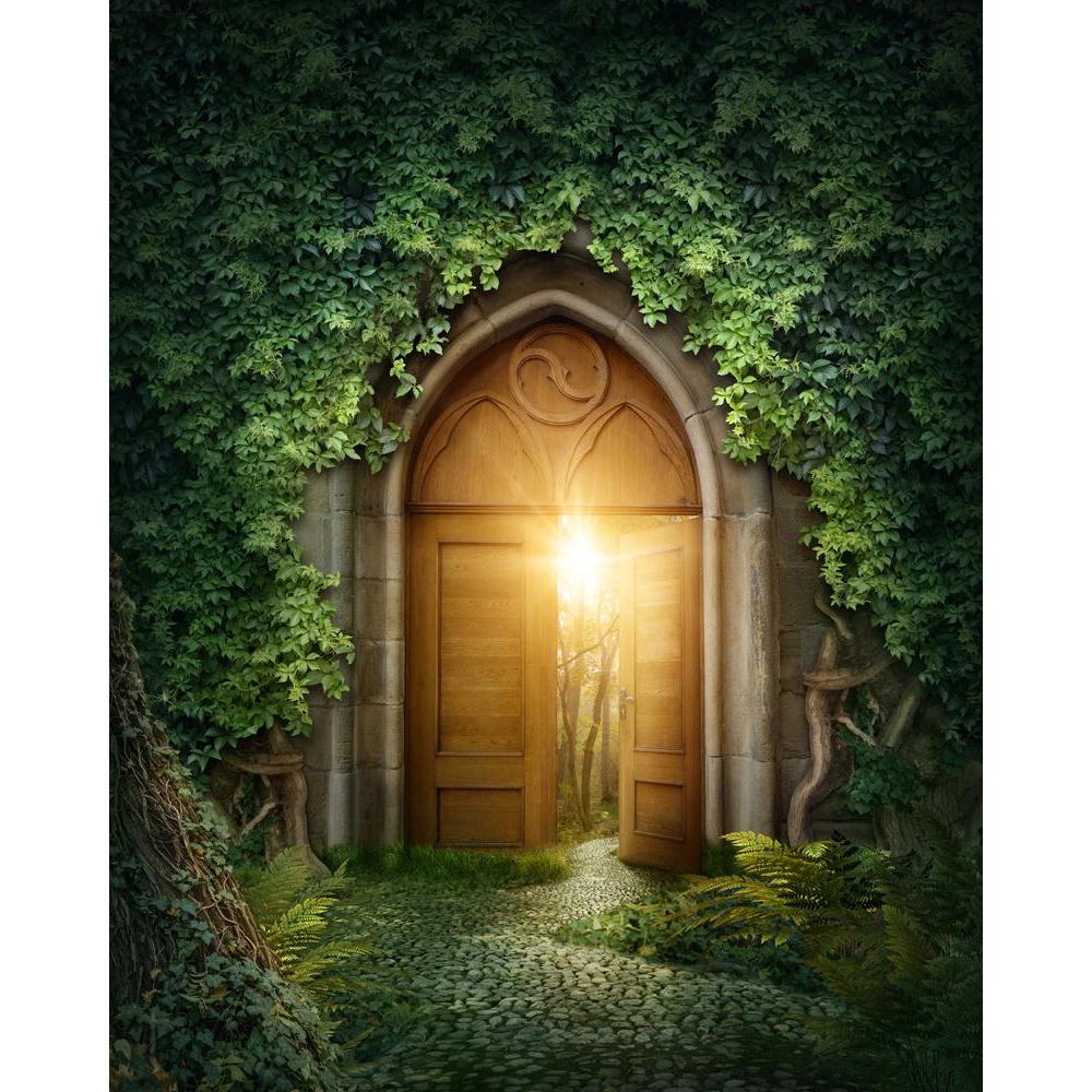 Mysterious Entrance To New Life Canvas Painting Synthetic Frame-Paintings MDF Framing-AFF_FR-IC 5003902 IC 5003902, Fantasy, Landscapes, Marble and Stone, Nature, Scenic, Signs, Signs and Symbols, Surrealism, Symbols, Wooden, mysterious, entrance, to, new, life, canvas, painting, synthetic, frame, door, magic, fairy, forest, doors, enchanted, tale, fairytale, open, landscape, beginning, mystery, surreal, beginnings, adventure, believe, big, bright, concept, dark, deep, dreams, dreamy, fog, gate, green, idea