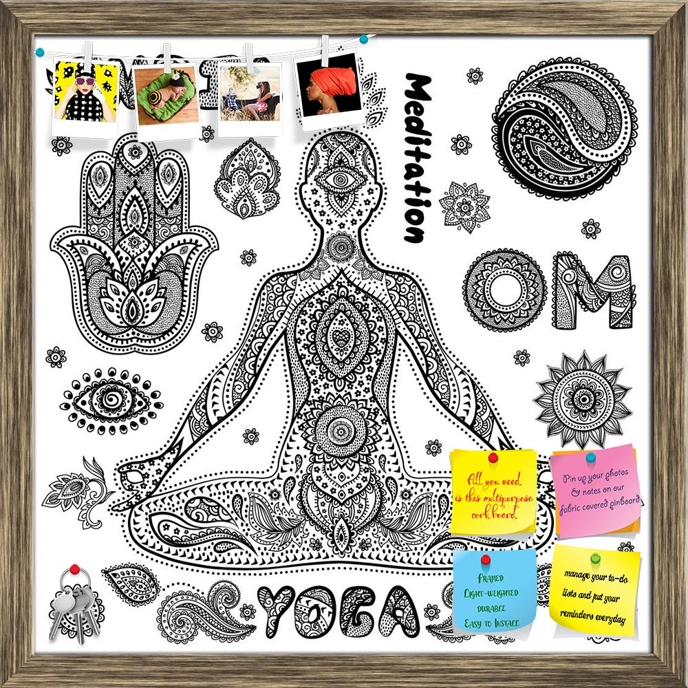 ArtzFolio Ornamental Indian Symbols Printed Bulletin Board Notice Pin Board Soft Board | Framed-Bulletin Boards Framed-AZSAO32767209BLB_FR_L-Image Code 5003904 Vishnu Image Folio Pvt Ltd, IC 5003904, ArtzFolio, Bulletin Boards Framed, Religious, Traditional, Digital Art, ornamental, indian, symbols, printed, bulletin, board, notice, pin, soft, framed, set, pin up board, push pin board, extra large cork board, big pin board, notice board, small bulletin board, cork board, wall notice board, giant cork board,