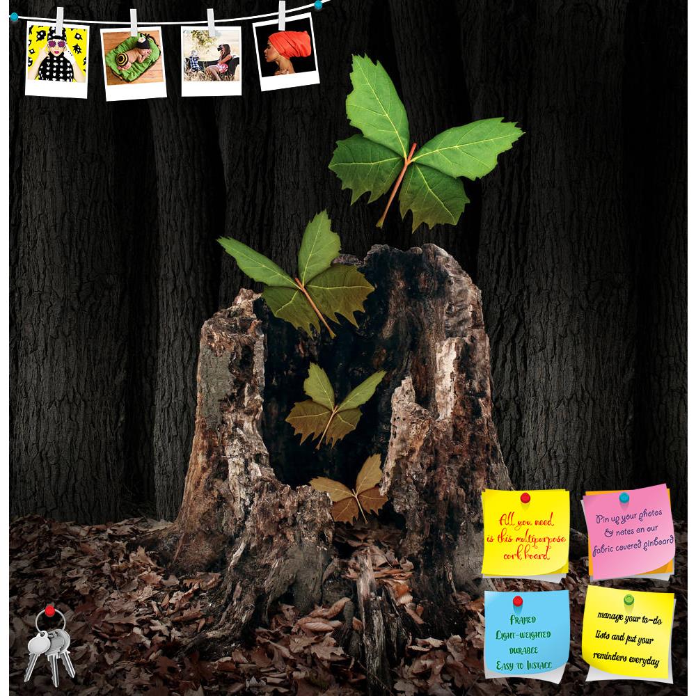 ArtzFolio Afterlife & Rebirth Concept Printed Bulletin Board Notice Pin Board Soft Board | Frameless-Bulletin Boards Frameless-AZSAO32768593BLB_FL_L-Image Code 5003905 Vishnu Image Folio Pvt Ltd, IC 5003905, ArtzFolio, Bulletin Boards Frameless, Conceptual, Digital Art, afterlife, rebirth, concept, printed, bulletin, board, notice, pin, soft, frameless, group, leaves, shaped, flying, butterflies, rising, out, dead, decaying, tree, stump, symbol, soul, leaving, body, birth, new, life, after, death, hope, fut
