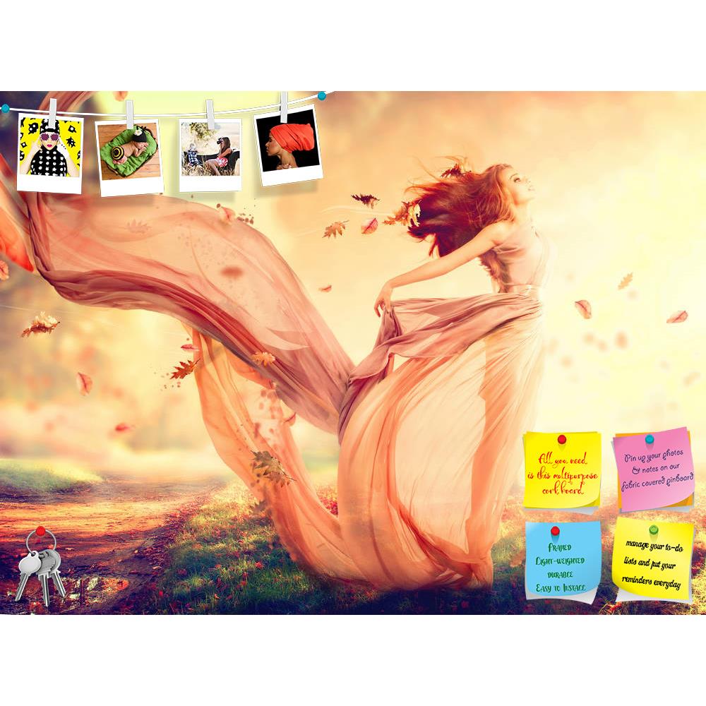 ArtzFolio Autumn Fantasy Girl Printed Bulletin Board Notice Pin Board Soft Board | Frameless-Bulletin Boards Frameless-AZSAO32790514BLB_FL_L-Image Code 5003910 Vishnu Image Folio Pvt Ltd, IC 5003910, ArtzFolio, Bulletin Boards Frameless, Fantasy, Figurative, Photography, autumn, girl, printed, bulletin, board, notice, pin, soft, frameless, fairy, blowing, chiffon, dress, pin up board, push pin board, extra large cork board, big pin board, notice board, small bulletin board, cork board, wall notice board, gi