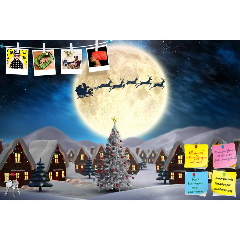 ArtzFolio Christmas Village Against Aurora Night Printed Bulletin Board Notice Pin Board Soft Board | Frameless-Bulletin Boards Frameless-AZSAO32865554BLB_FL_L-Image Code 5003913 Vishnu Image Folio Pvt Ltd, IC 5003913, ArtzFolio, Bulletin Boards Frameless, Kids, Landscapes, Digital Art, christmas, village, against, aurora, night, printed, bulletin, board, notice, pin, soft, frameless, cute, sky, blue, pin up board, push pin board, extra large cork board, big pin board, notice board, small bulletin board, co