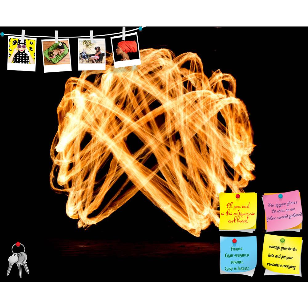 ArtzFolio Fire Show D3 Printed Bulletin Board Notice Pin Board Soft Board | Frameless-Bulletin Boards Frameless-AZSAO32891018BLB_FL_L-Image Code 5003917 Vishnu Image Folio Pvt Ltd, IC 5003917, ArtzFolio, Bulletin Boards Frameless, Abstract, Photography, fire, show, d3, printed, bulletin, board, notice, pin, soft, frameless, flaming, trails, night, circle, entertainment, festival, heat, hot, person, performance, man, orange, dance, performer, color, motion, dangerous, vibrant, light, fire-show, energy, model