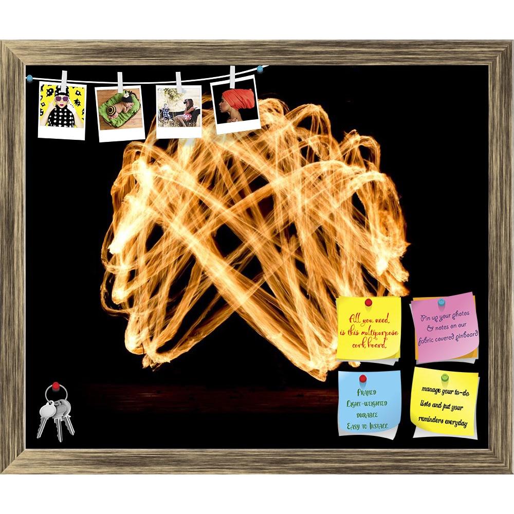 ArtzFolio Fire Show D3 Printed Bulletin Board Notice Pin Board Soft Board | Framed-Bulletin Boards Framed-AZSAO32891018BLB_FR_L-Image Code 5003917 Vishnu Image Folio Pvt Ltd, IC 5003917, ArtzFolio, Bulletin Boards Framed, Abstract, Photography, fire, show, d3, printed, bulletin, board, notice, pin, soft, framed, flaming, trails, night, circle, entertainment, festival, heat, hot, person, performance, man, orange, dance, performer, color, motion, dangerous, vibrant, light, fire-show, energy, model, confidence