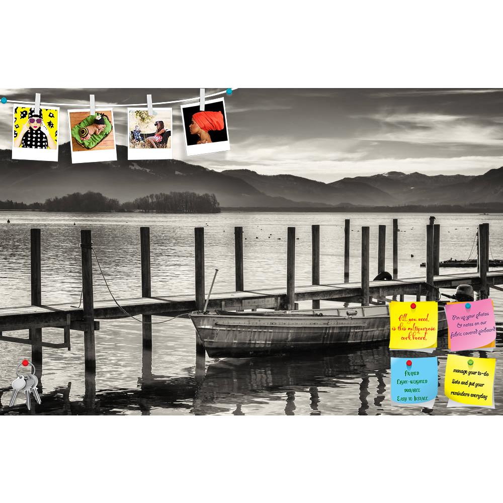 ArtzFolio Old Wooden Jetty At The Chiemsee Lake In Bavaria Printed Bulletin Board Notice Pin Board Soft Board | Frameless-Bulletin Boards Frameless-AZSAO33083223BLB_FL_L-Image Code 5003935 Vishnu Image Folio Pvt Ltd, IC 5003935, ArtzFolio, Bulletin Boards Frameless, Landscapes, Places, Photography, old, wooden, jetty, at, the, chiemsee, lake, in, bavaria, printed, bulletin, board, notice, pin, soft, frameless, blue, boat, bollard, bridge, brown, color, image, harbor, horizon, landscape, monochrome, mountain
