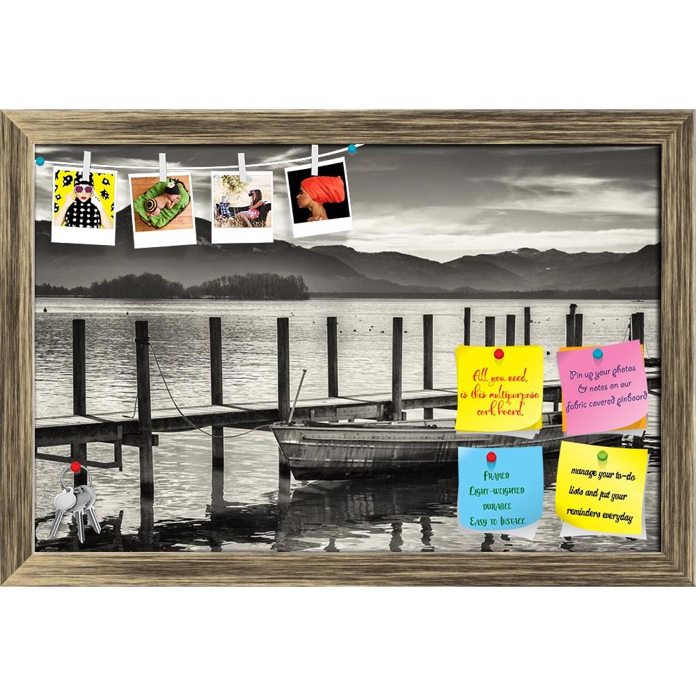 ArtzFolio Old Wooden Jetty At The Chiemsee Lake In Bavaria Printed Bulletin Board Notice Pin Board Soft Board | Framed-Bulletin Boards Framed-AZSAO33083223BLB_FR_L-Image Code 5003935 Vishnu Image Folio Pvt Ltd, IC 5003935, ArtzFolio, Bulletin Boards Framed, Landscapes, Places, Photography, old, wooden, jetty, at, the, chiemsee, lake, in, bavaria, printed, bulletin, board, notice, pin, soft, framed, blue, boat, bollard, bridge, brown, color, image, harbor, horizon, landscape, monochrome, mountain, range, nat