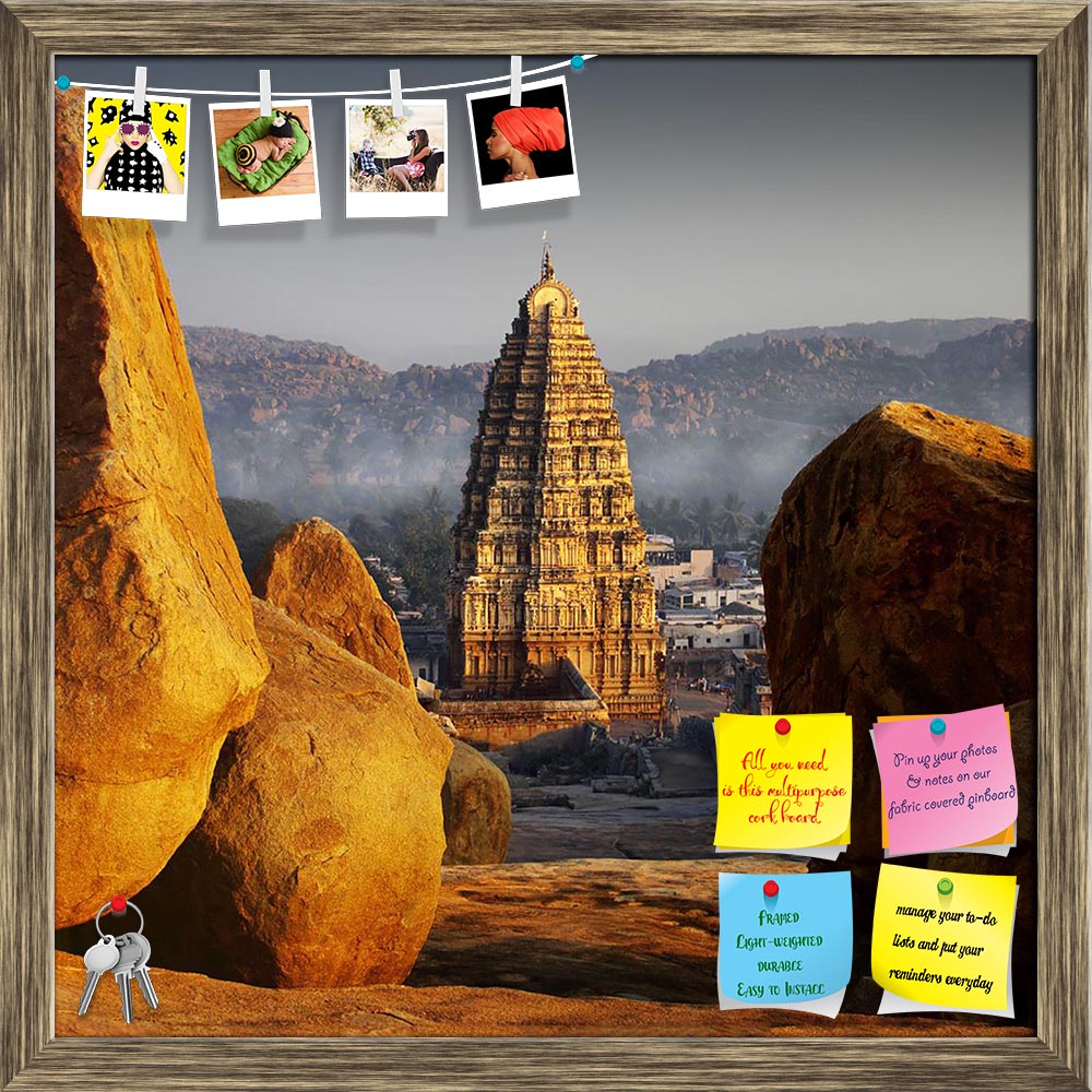 ArtzFolio Hampi At Sunset India Printed Bulletin Board Notice Pin Board Soft Board | Framed-Bulletin Boards Framed-AZSAO33120258BLB_FR_L-Image Code 5003938 Vishnu Image Folio Pvt Ltd, IC 5003938, ArtzFolio, Bulletin Boards Framed, Places, Religious, Photography, hampi, at, sunset, india, printed, bulletin, board, notice, pin, soft, framed, pin up board, push pin board, extra large cork board, big pin board, notice board, small bulletin board, cork board, wall notice board, giant cork board, bulletin board, 