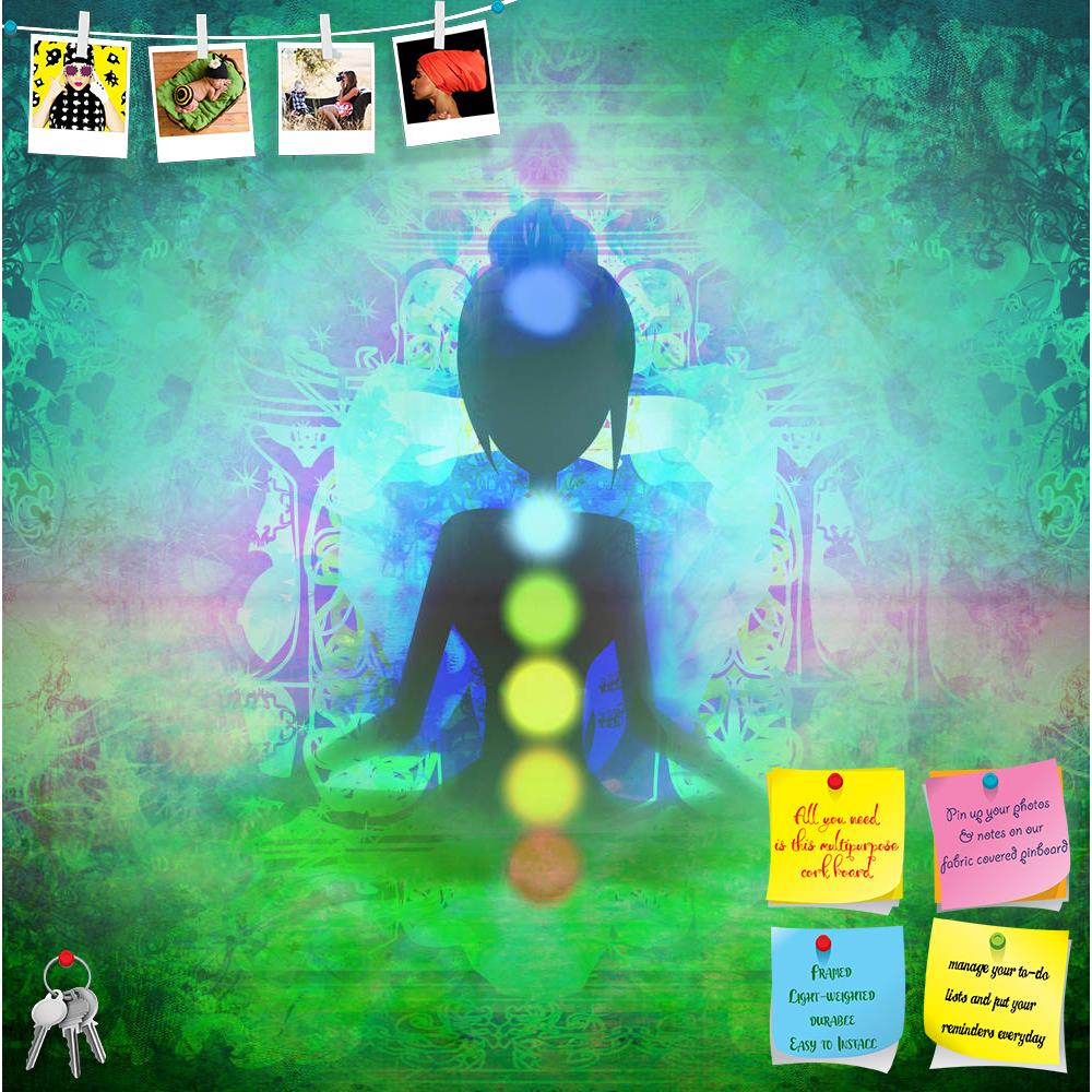 ArtzFolio Yoga Lotus Pose D9 Printed Bulletin Board Notice Pin Board Soft Board | Frameless-Bulletin Boards Frameless-AZSAO33164666BLB_FL_L-Image Code 5003941 Vishnu Image Folio Pvt Ltd, IC 5003941, ArtzFolio, Bulletin Boards Frameless, Traditional, Fine Art Reprint, yoga, lotus, pose, d9, printed, bulletin, board, notice, pin, soft, frameless, padmasana, colored, chakra, points, aura, beauty, body, breath, buddha, buddhism, ease, energy, exercise, female, fit, girl, graphic, grass, gym, hand, healing, heal