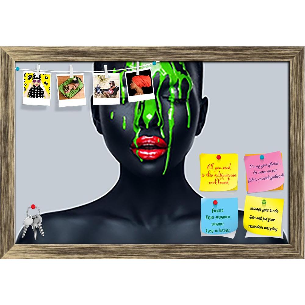 ArtzFolio Woman With Green Paint Printed Bulletin Board Notice Pin Board Soft Board | Framed-Bulletin Boards Framed-AZSAO33169113BLB_FR_L-Image Code 5003943 Vishnu Image Folio Pvt Ltd, IC 5003943, ArtzFolio, Bulletin Boards Framed, Fashion, Portraits, Photography, woman, with, green, paint, printed, bulletin, board, notice, pin, soft, framed, flowing, adult, bodyart, human, young, beautiful, female, body-art, face, style, beauty, make-up, people, art, one, covering, model, portrait, cosmetics, shoulders, re