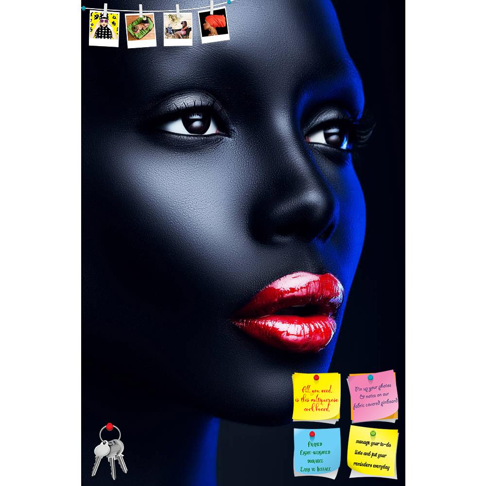 ArtzFolio Woman With Red Lips D1 Printed Bulletin Board Notice Pin Board Soft Board | Frameless-Bulletin Boards Frameless-AZSAO33169119BLB_FL_L-Image Code 5003944 Vishnu Image Folio Pvt Ltd, IC 5003944, ArtzFolio, Bulletin Boards Frameless, Fashion, Portraits, Photography, woman, with, red, lips, d1, printed, bulletin, board, notice, pin, soft, frameless, blue, light, human, facial, model, adult, head, studio, contemporary, glamour, people, black, female, portrait, cool, face, person, beauty, make-up, skin,