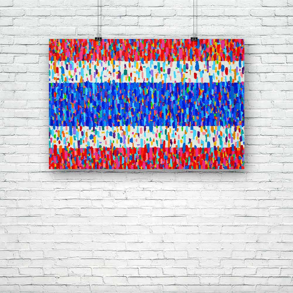 Flag Of Thailand D1 Unframed Paper Poster-Paper Posters Unframed-POS_UN-IC 5003947 IC 5003947, Abstract Expressionism, Abstracts, Art and Paintings, Brush Stroke, Decorative, Flags, Paintings, Patterns, People, Retro, Semi Abstract, Signs, Signs and Symbols, flag, of, thailand, d1, unframed, paper, poster, abstract, acrylic, art, artwork, beautyful, blue, brush, stroke, canvas, colour, colourful, composition, contemporary, contrasts, creative, design, detail, different, effect, element, expression, green, i