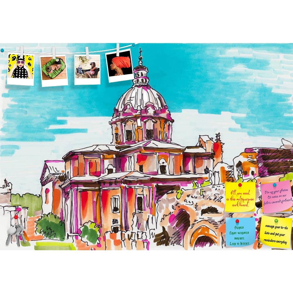 ArtzFolio Artwork Of Rome Italy Cityscape D1 Printed Bulletin Board Notice Pin Board Soft Board | Frameless-Bulletin Boards Frameless-AZSAO33261891BLB_FL_L-Image Code 5003961 Vishnu Image Folio Pvt Ltd, IC 5003961, ArtzFolio, Bulletin Boards Frameless, Places, Digital Art, artwork, of, rome, italy, cityscape, d1, printed, bulletin, board, notice, pin, soft, frameless, original, marker, painting, travel, card, design, basilica, drawing, pin up board, push pin board, extra large cork board, big pin board, not