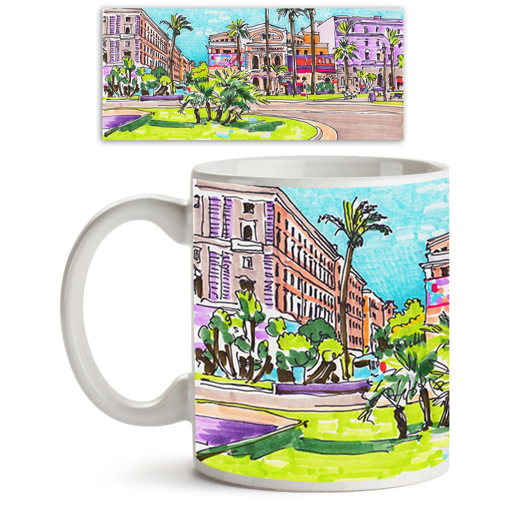 Artwork Of Rome Italy Cityscape Ceramic Coffee Tea Mug Inside White-Coffee Mugs-MUG-IC 5003962 IC 5003962, Ancient, Architecture, Art and Paintings, Automobiles, Cities, City Views, Digital, Digital Art, Drawing, Graphic, Historical, Holidays, Illustrations, Italian, Landmarks, Medieval, Paintings, Places, Signs, Signs and Symbols, Sketches, Transportation, Travel, Vehicles, Vintage, artwork, of, rome, italy, cityscape, ceramic, coffee, tea, mug, inside, white, art, building, card, catholic, city, colorful,