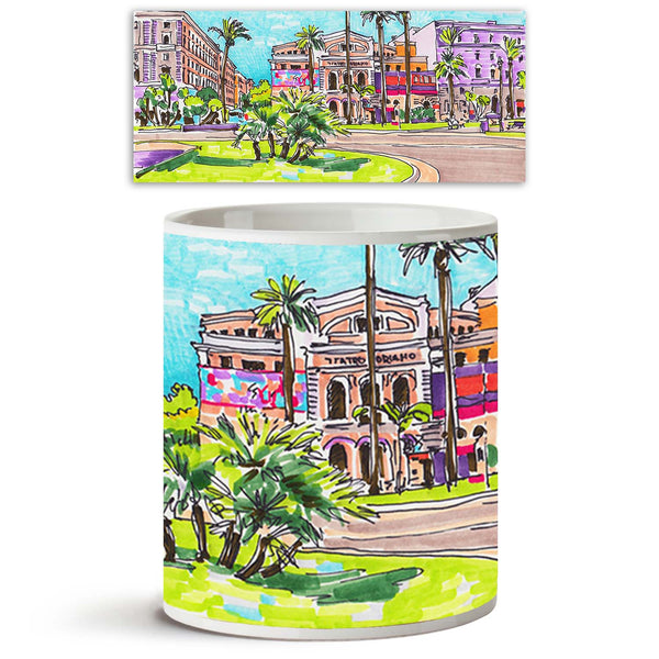 Artwork Of Rome Italy Cityscape Ceramic Coffee Tea Mug Inside White-Coffee Mugs-MUG-IC 5003962 IC 5003962, Ancient, Architecture, Art and Paintings, Automobiles, Cities, City Views, Digital, Digital Art, Drawing, Graphic, Historical, Holidays, Illustrations, Italian, Landmarks, Medieval, Paintings, Places, Signs, Signs and Symbols, Sketches, Transportation, Travel, Vehicles, Vintage, artwork, of, rome, italy, cityscape, ceramic, coffee, tea, mug, inside, white, art, building, card, catholic, city, colorful,