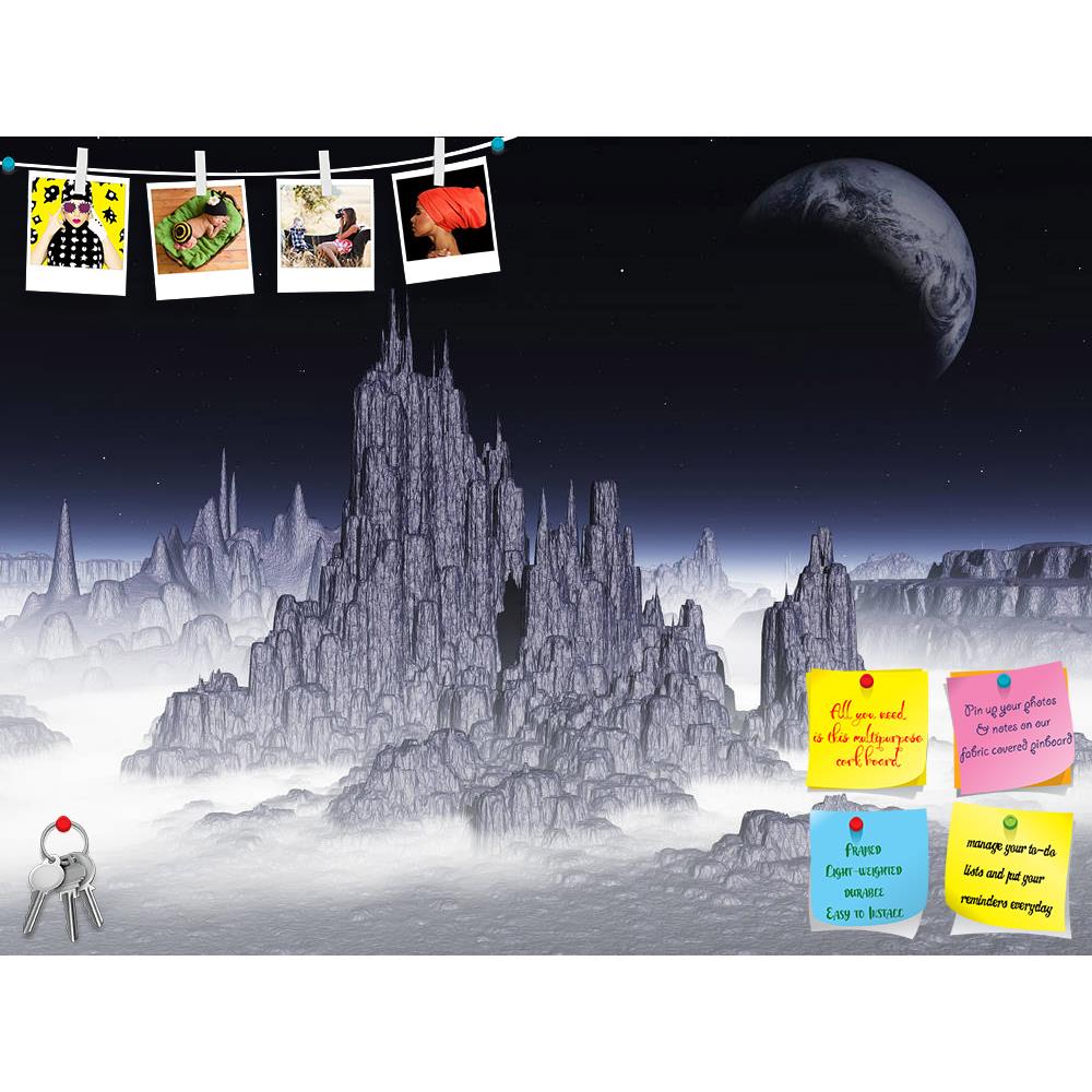 ArtzFolio Fantasy Landscape Of The Planet Printed Bulletin Board Notice Pin Board Soft Board | Frameless-Bulletin Boards Frameless-AZSAO33289085BLB_FL_L-Image Code 5003970 Vishnu Image Folio Pvt Ltd, IC 5003970, ArtzFolio, Bulletin Boards Frameless, Fantasy, Places, Digital Art, landscape, of, the, planet, printed, bulletin, board, notice, pin, soft, frameless, night, sky, 3d, render, alien, background, space, universe, world, futuristic, view, science, rendering, illustration, fiction, future, artwork, sci