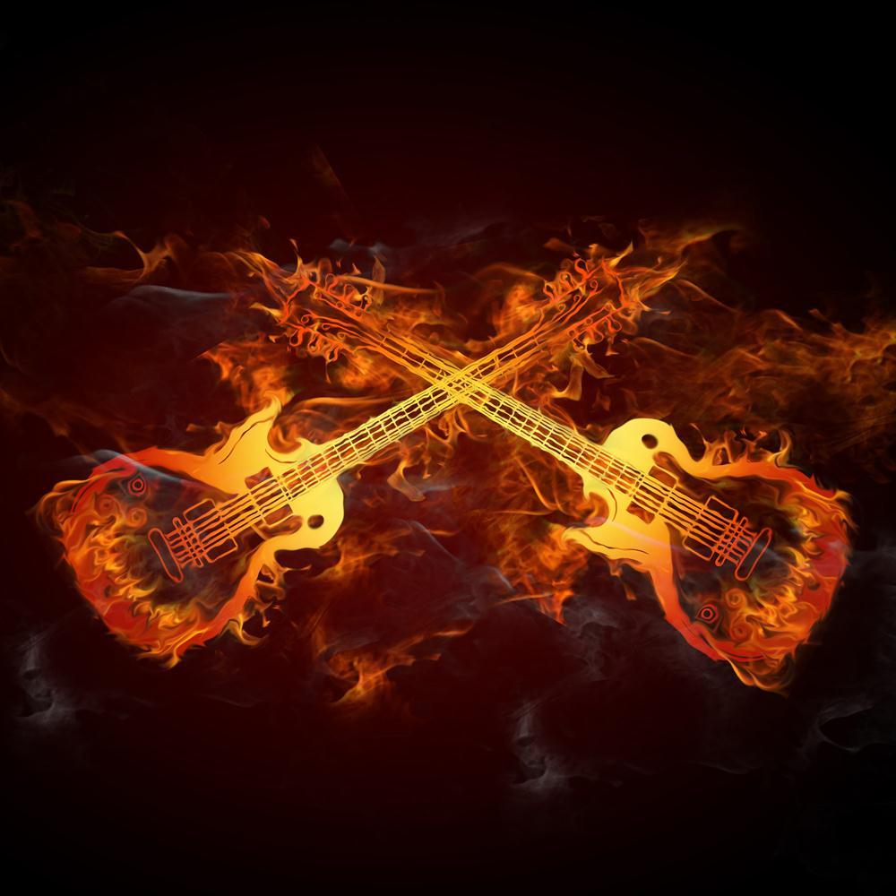 Guitars Fire Canvas Painting Synthetic Frame-Paintings MDF Framing-AFF_FR-IC 5003971 IC 5003971, Music, Music and Dance, Music and Musical Instruments, guitars, fire, canvas, painting, synthetic, frame, rock, n, roll, guitar, and, burn, burning, flame, flames, hot, party, artzfolio, wall decor for living room, wall frames for living room, frames for living room, wall art, canvas painting, wall frame, scenery, panting, paintings for living room, framed wall art, wall painting, scenery painting, framed wall p