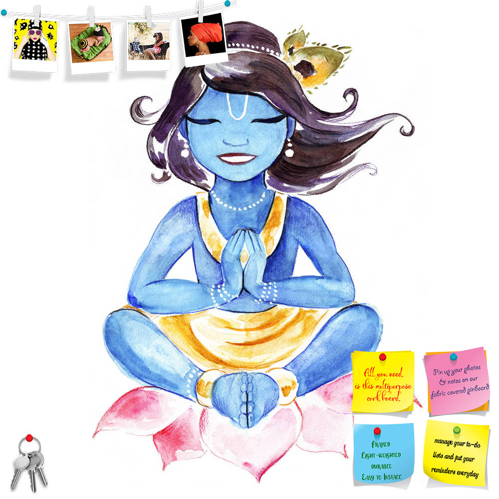 ArtzFolio Indian God Krishna Printed Bulletin Board Notice Pin Board Soft Board | Frameless-Bulletin Boards Frameless-AZSAO33427504BLB_FL_L-Image Code 5003974 Vishnu Image Folio Pvt Ltd, IC 5003974, ArtzFolio, Bulletin Boards Frameless, Religious, Digital Art, indian, god, krishna, printed, bulletin, board, notice, pin, soft, frameless, lord, hindu, art, vector, india, religion, hinduism, illustration, festival, mythology, om, design, colorful, decoration, asian, culture, kanha, hare, mahabharata, vishnu, d