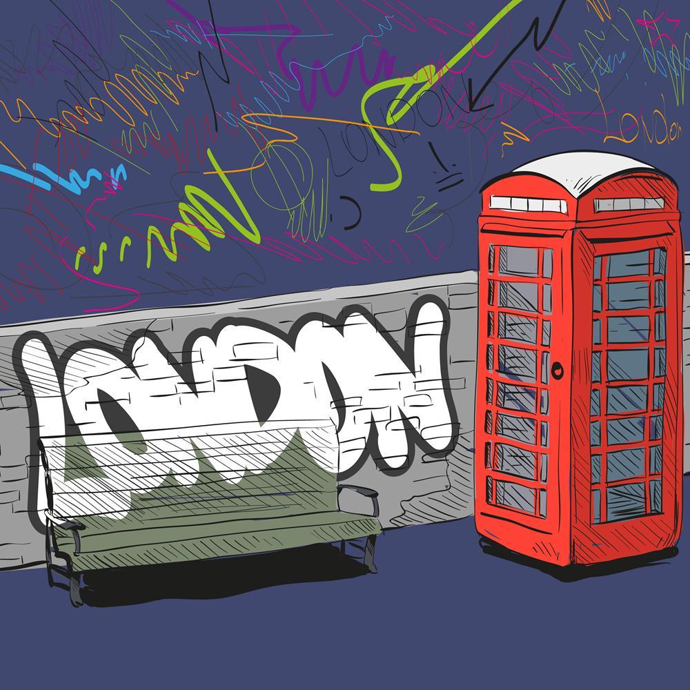 Red English Phone Booth Canvas Painting Synthetic Frame-Paintings MDF Framing-AFF_FR-IC 5003982 IC 5003982, Abstract Expressionism, Abstracts, Ancient, Animated Cartoons, Architecture, Art and Paintings, Books, Caricature, Cartoons, Cities, City Views, Comics, Digital, Digital Art, Drawing, English, Graffiti, Graphic, Hand Drawn, Historical, Illustrations, Landmarks, Medieval, Modern Art, Places, Semi Abstract, Signs, Signs and Symbols, Sketches, Vintage, red, phone, booth, canvas, painting, synthetic, fram